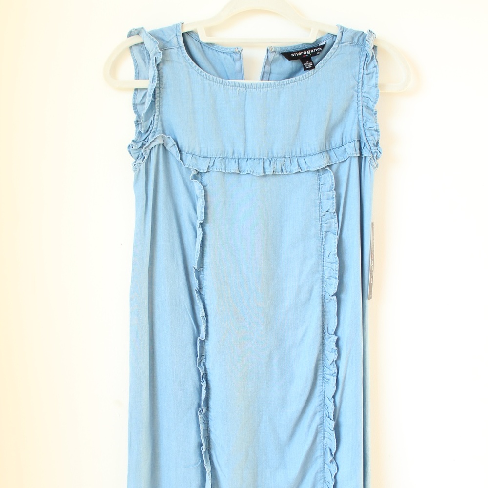 Sharagano denim dress 6P